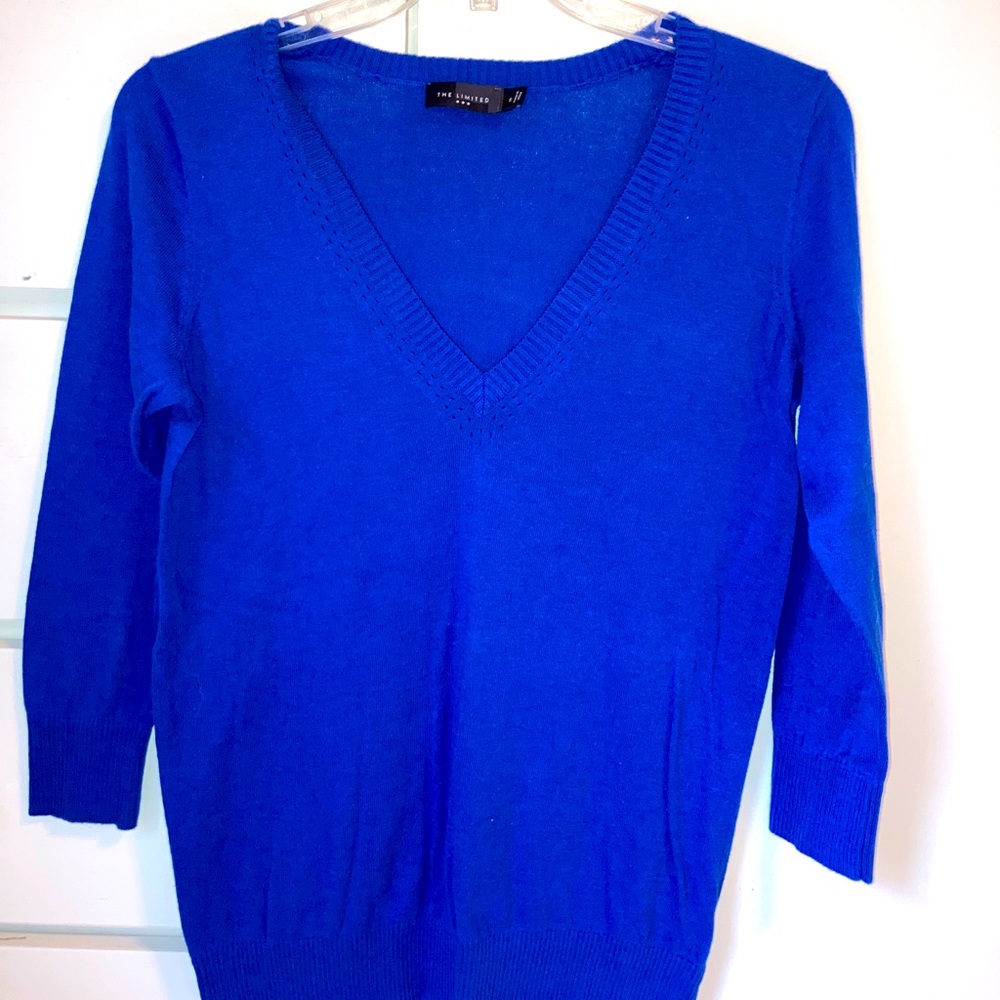 The Limited royal blue sweater